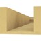 Ekena Millwork 6in. W x 4in. H x 36in. L Del Monte Woodgrain TimberThane Rafter Tail, Primed Tan RFTUR06X04X36DELRCPR - alternate 4